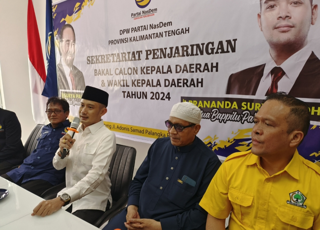 Fairid Naparin Petahana Walikota Palangka Raya Daftarkan Diri Kembali